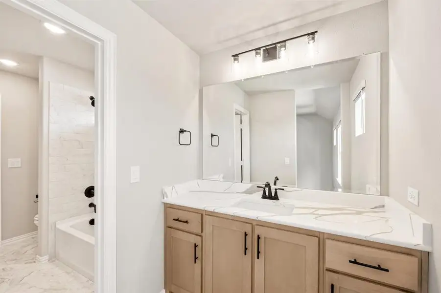 Furnished interior view inside a new home in Devonshire, Forney (Image 8).
