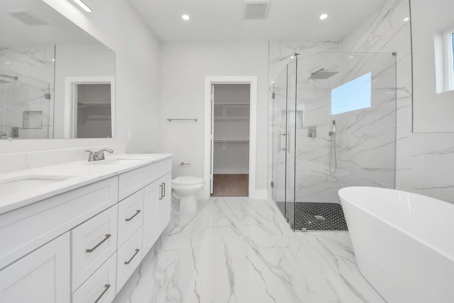 Furnished interior view inside a new home in , Cleveland (Image 19).