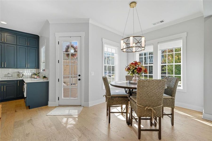 Furnished interior view inside a new home in , Woodstock (Image 19).