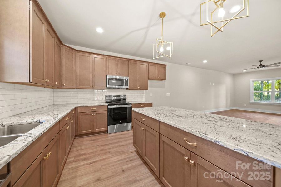 Furnished interior view inside a new home in , Monroe (Image 10).