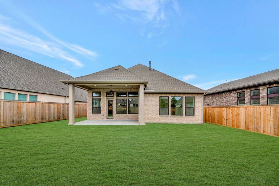 Exterior details and patio area of a home in Kresston - Enclave Collection, Montgomery (Image 31). Exterior details and patio area of a home in Kresston - Enclave Collection, Montgomery (Image 31).