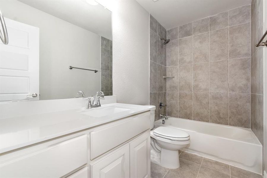 Furnished interior view inside a new home in Courts Of Bonnie Brae, Denton (Image 6).