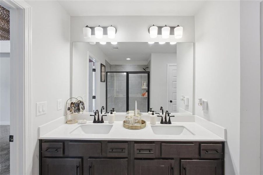 Furnished interior view inside a new home in Westgate Estates, Loganville (Image 16).