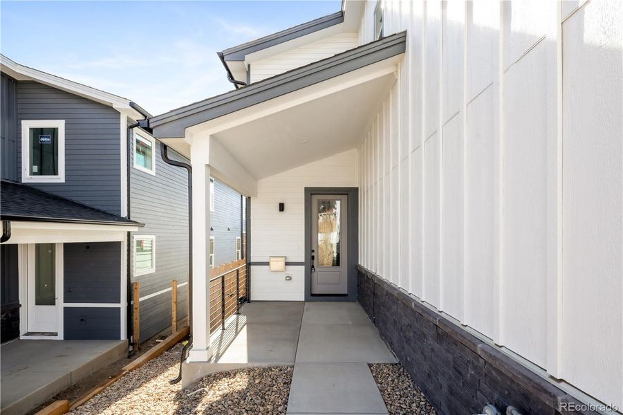 Exterior details and patio area of a home in , Denver (Image 4).