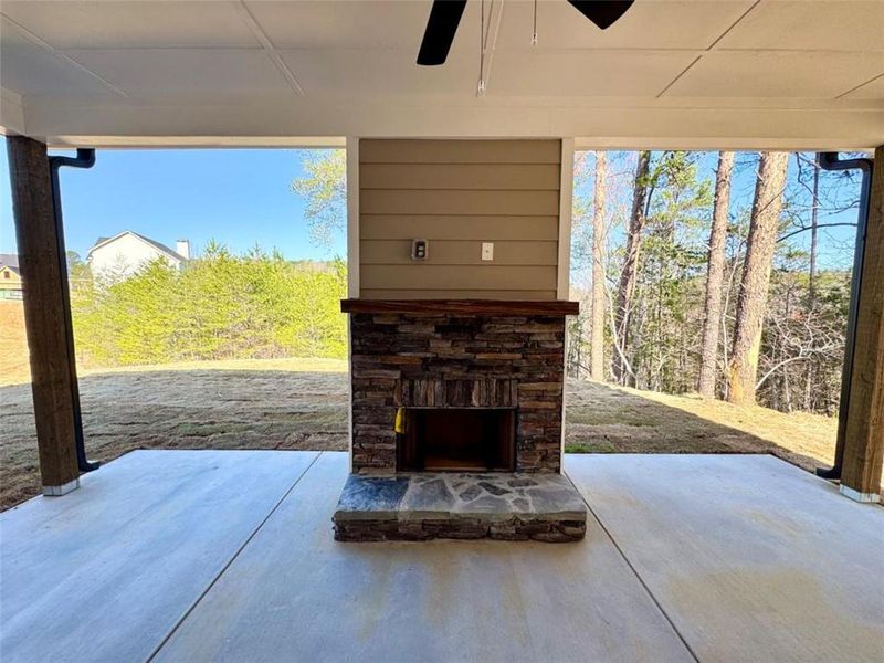 Exterior details and patio area of a home in , Lula (Image 12). Exterior details and patio area of a home in , Lula (Image 12).