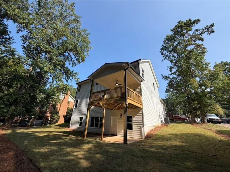 Exterior details and patio area of a home in , Norcross (Image 27).