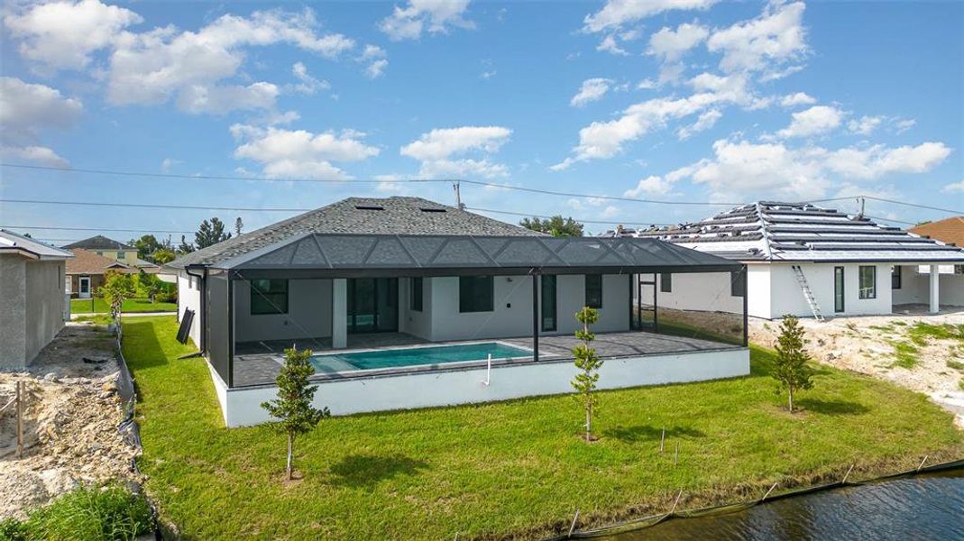 Exterior details and patio area of a home in , Cape Coral (Image 28).