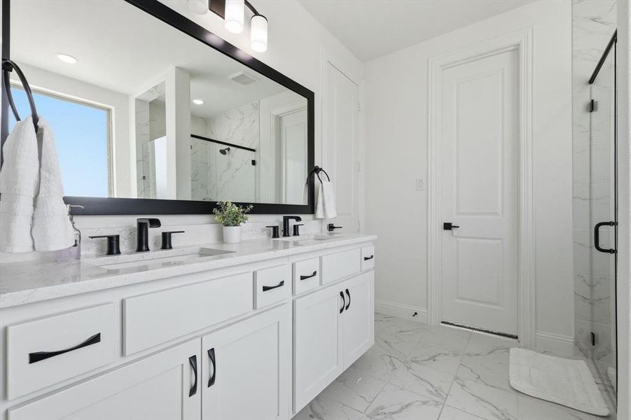 Furnished interior view inside a new home in , Northlake (Image 17).