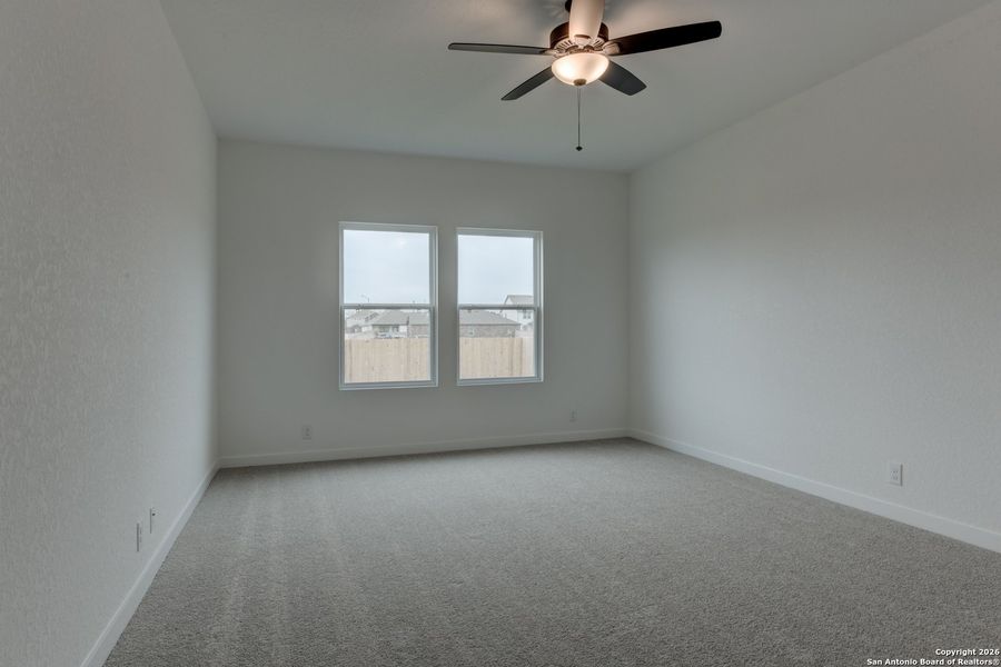 Spacious, unfurnished interior of a new home in The Heights at Saddlebrook Ranch 60's, Schertz (Image 19).
