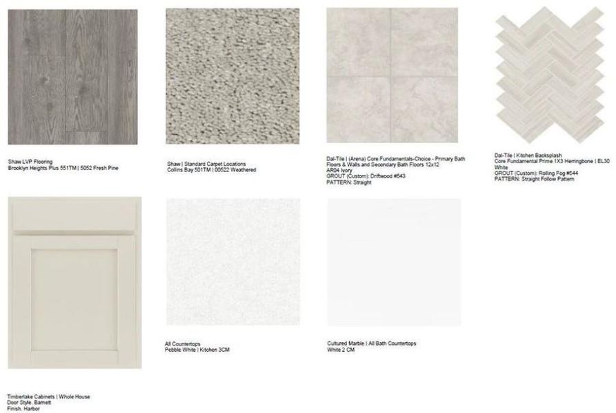 Sample of building materials used in homes in Chandler Run, Tucker (Image 32).