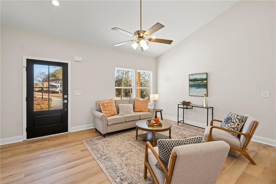Furnished interior view inside a new home in , Canton (Image 6).