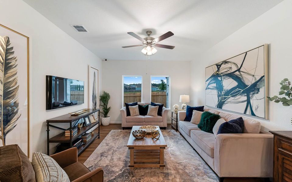 Furnished interior view inside a new home in Cool Water, Jarrell (Image 7).