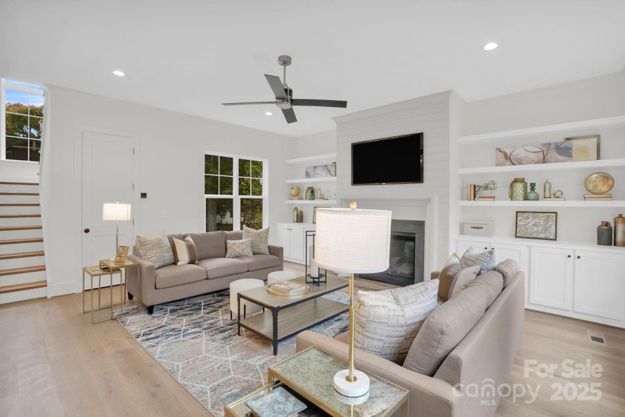 Furnished interior view inside a new home in , Charlotte (Image 23).