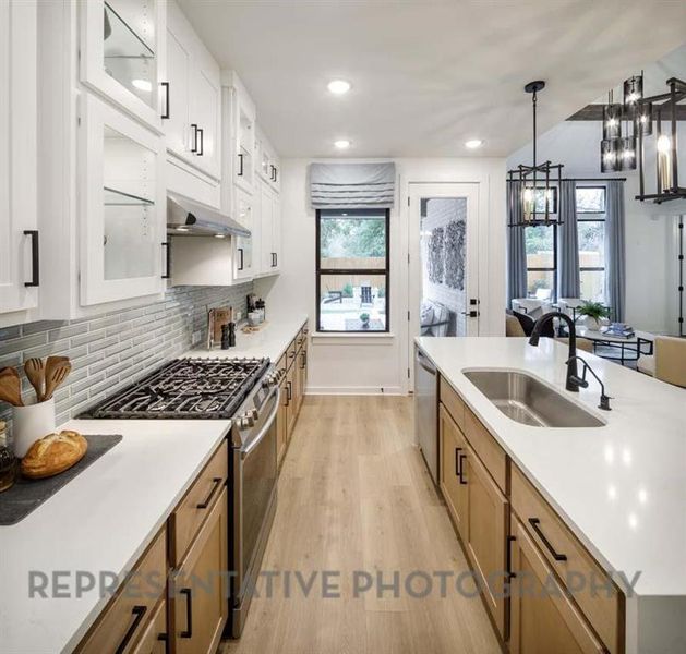 Furnished interior view inside a new home in Sonoma Verde: 60ft. lots, McLendon-Chisholm (Image 32).
