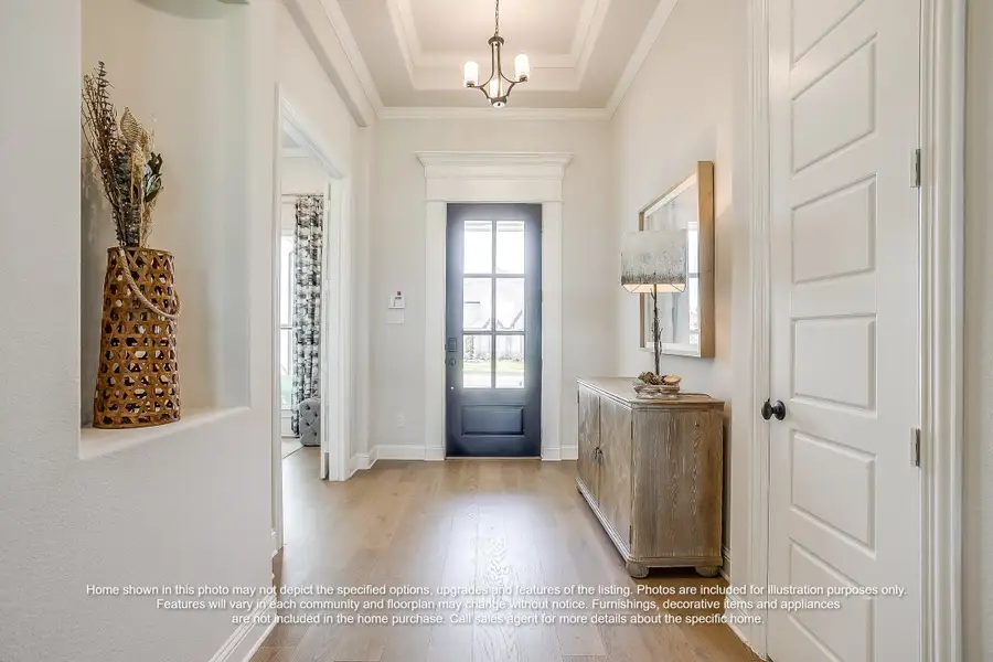 Furnished interior view inside a new home in Byrum Ranch - 1 Acre Lots, Maypearl (Image 3).