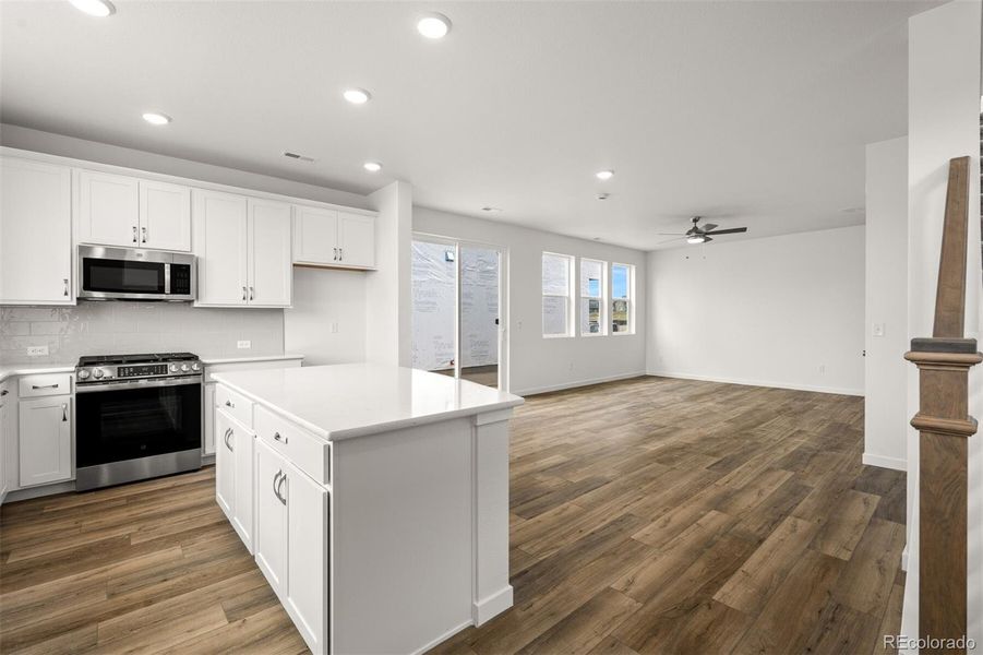 Furnished interior view inside a new home in Revel Crossing at Wolf Ranch – The Ascent Collection, Colorado Springs (Image 5).