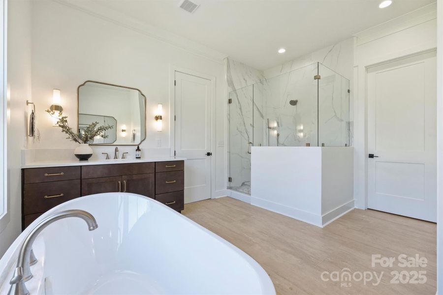 Furnished interior view inside a new home in , Charlotte (Image 9).