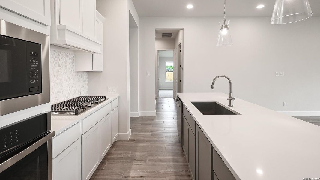 Furnished interior view inside a new home in The Parklands, Schertz (Image 11).