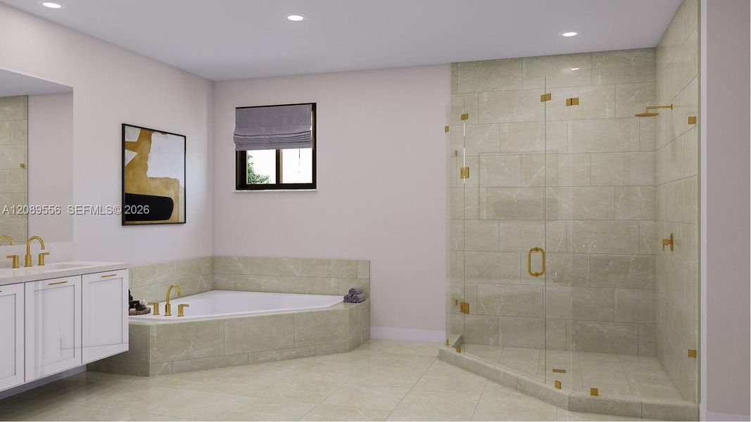 Furnished interior view inside a new home in Parkland Royale, Parkland (Image 9).