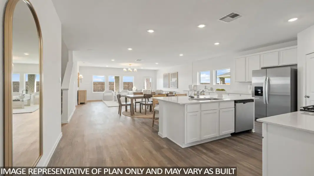 Furnished interior view inside a new home in Sunterra Lakes, Brookshire (Image 10).