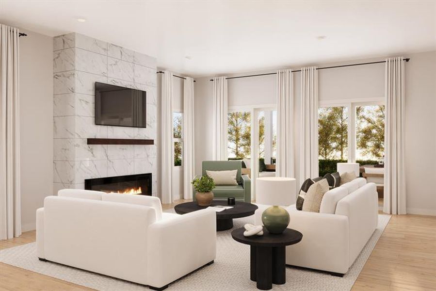 Furnished interior view inside a new home in Terra Pines, St. Augustine (Image 4). Furnished interior view inside a new home in Terra Pines, St. Augustine (Image 4).