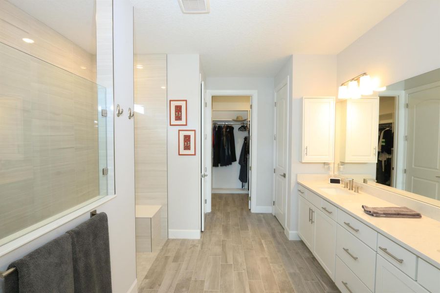 Furnished interior view inside a new home in Del Webb Tradition, Port St. Lucie (Image 27).