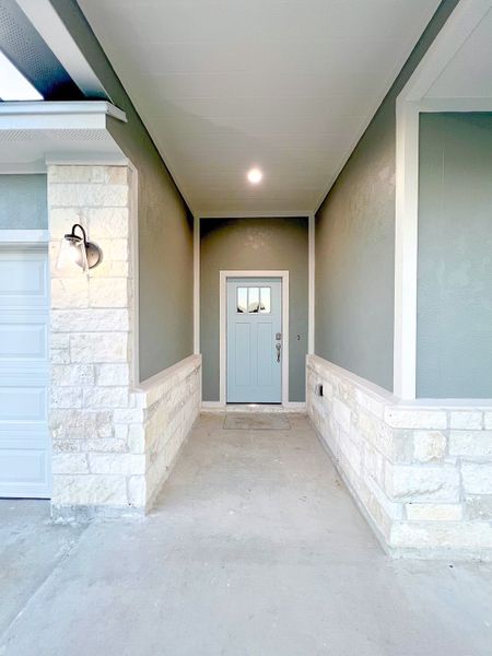 Representative exterior details of a home built from the Wingate by Steve Klein Custom Builder in TerraVista, Victoria (Image 3).