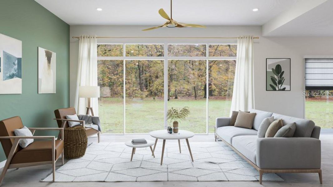 Furnished interior view inside a new home in , Myakka City (Image 3).