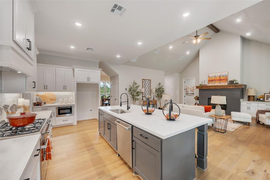 Furnished interior view inside a new home in , College Station (Image 6).