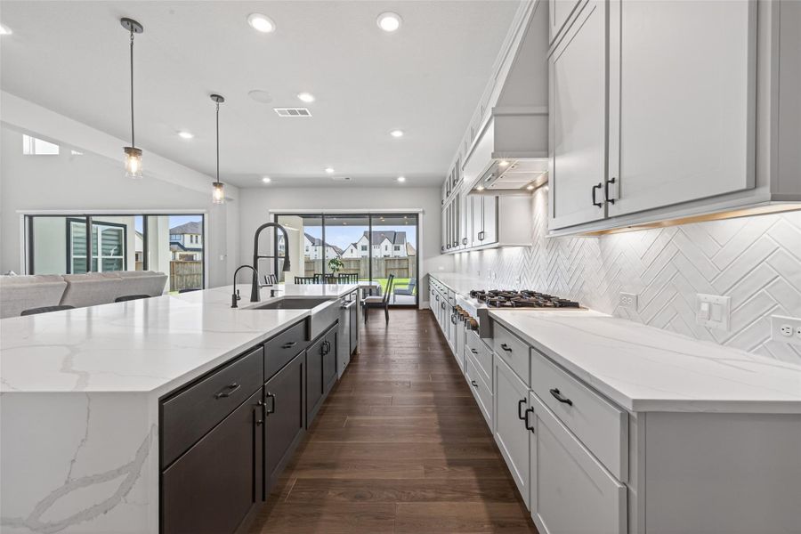 Furnished interior view inside a new home in , Missouri City (Image 35).