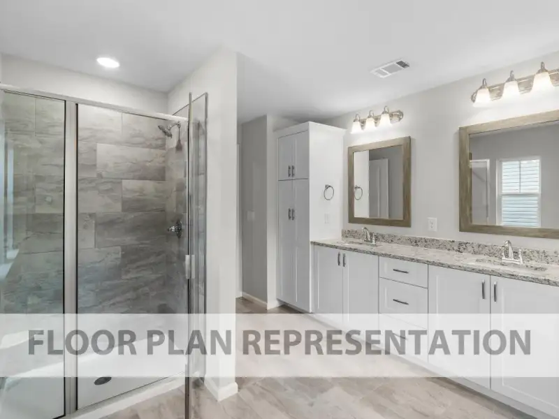 Owner’s Bath | Hampton II Plan by Ivey Homes