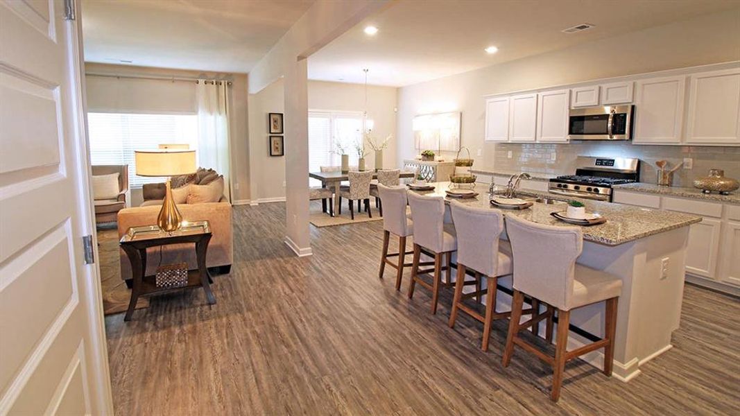 Furnished interior view inside a new home in Jackson Landing, Jefferson (Image 23).