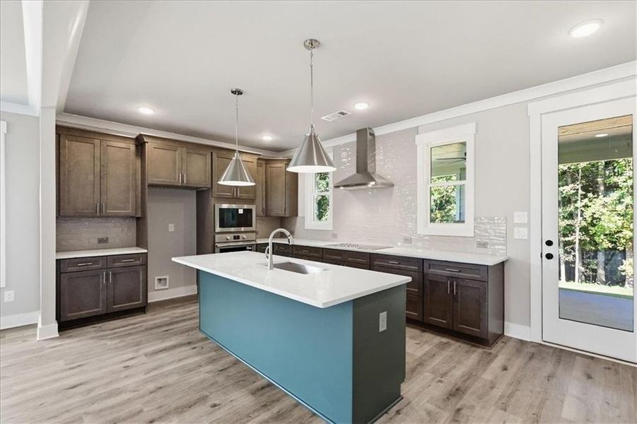 Furnished interior view inside a new home in , Statham (Image 8).