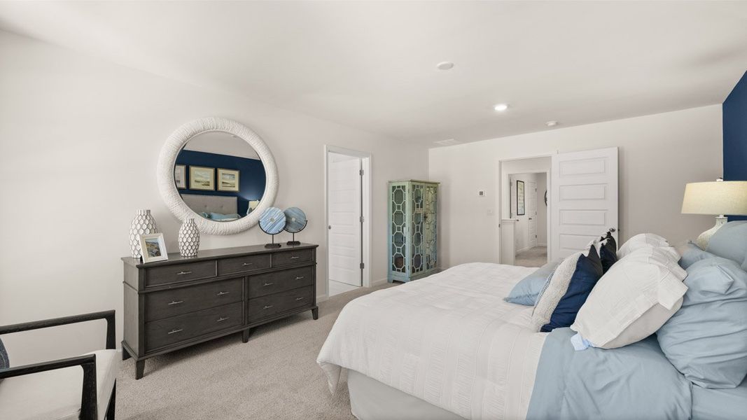 Representative furnished interior of a home built from the HAYDEN Express by D.R. Horton in WillowBrook, Winder (Image 45).