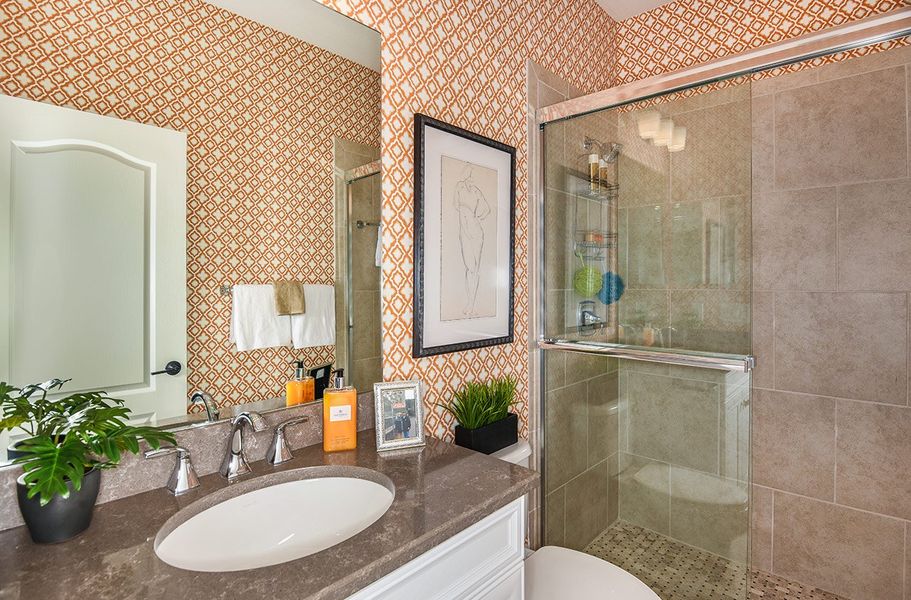 Representative furnished interior of a home built from the Applause by Neal Communities in Verandah, Fort Myers (Image 19).