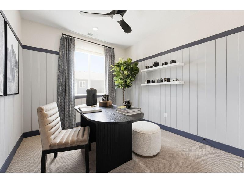 Furnished interior view inside a new home in , Fort Collins (Image 26).
