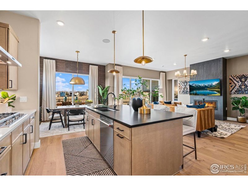 Furnished interior view inside a new home in , Fort Collins (Image 7).