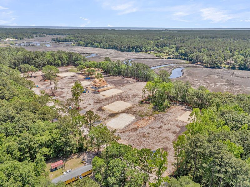 Site preparation for new homesites in Rivercroft, Awendaw (Image 55).