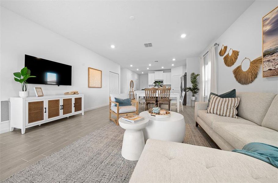 Furnished interior view inside a new home in Pioneer Ranch: Pioneer Ranch 50's, Ocala (Image 33).