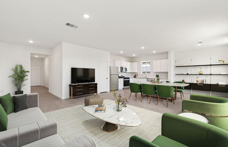 Furnished interior view inside a new home in Montgomery Bend, Montgomery (Image 10).