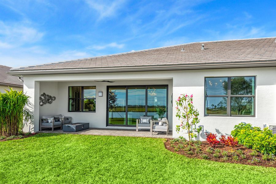 Representative exterior details of a home built from the Sabal by GL Homes in Valencia Parc at Riverland, Port St. Lucie (Image 3).