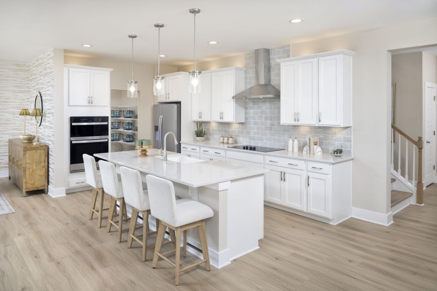 Representative furnished interior of a home built from the Appalachian by Mattamy Homes in Bloom, Fuquay Varina (Image 4).