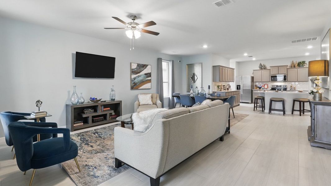Furnished interior view inside a new home in Vista Park, Decatur (Image 17).