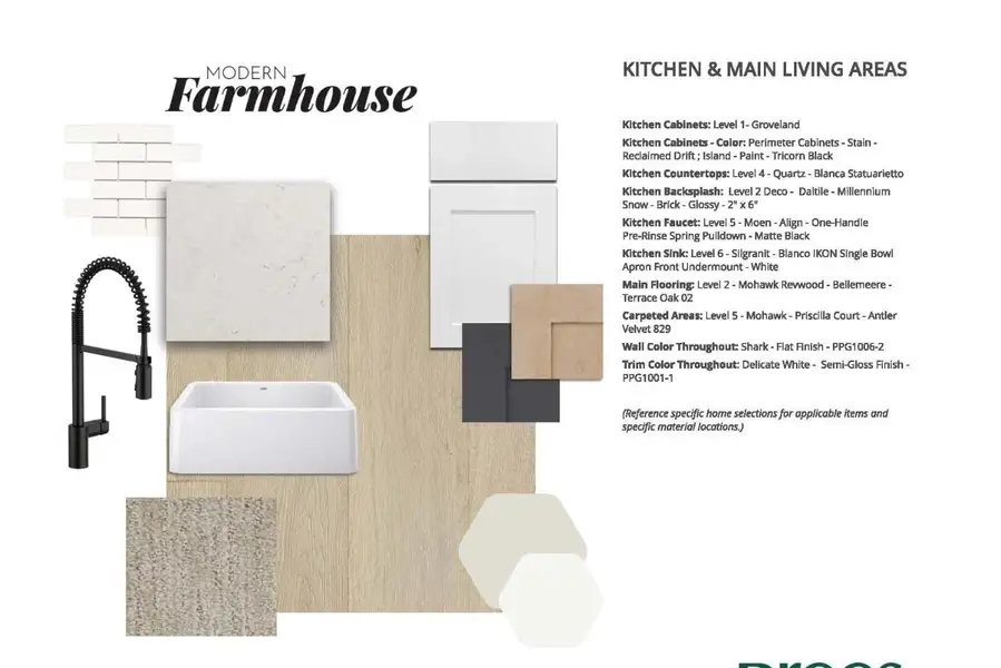 Sample of building materials used in homes in The Highlands - 75', Porter (Image 7).