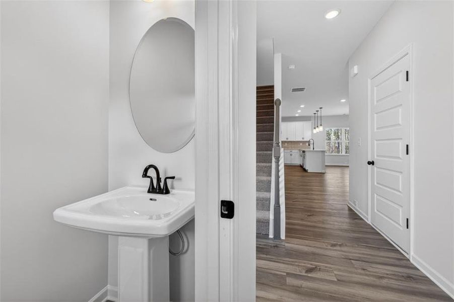Furnished interior view inside a new home in Sanders Park, Austell (Image 9).
