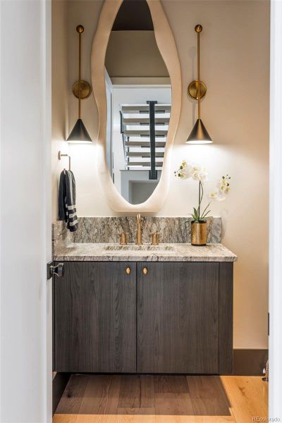 Main floor guest powder room