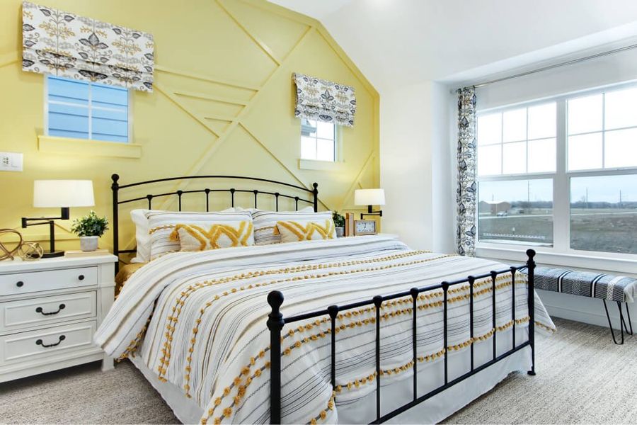 Representative furnished interior of a home built from the Olympia by Grenadier Homes in Woodbridge, Wylie (Image 3).