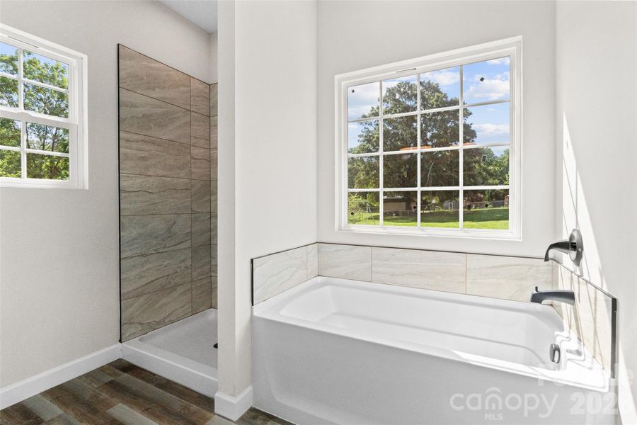Furnished interior view inside a new home in , York (Image 8).