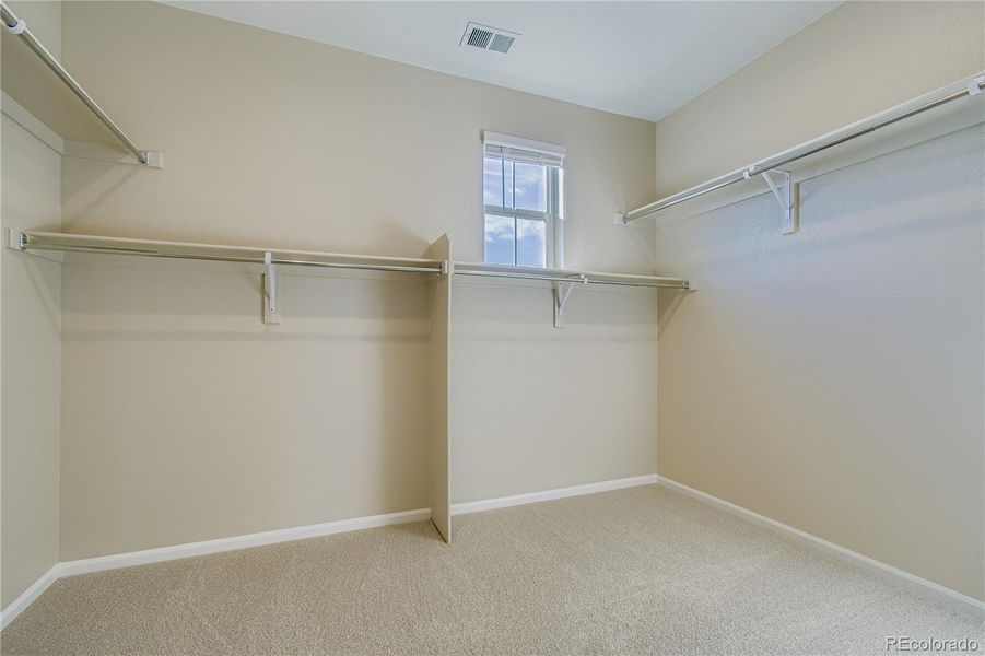 Large walk-in closet