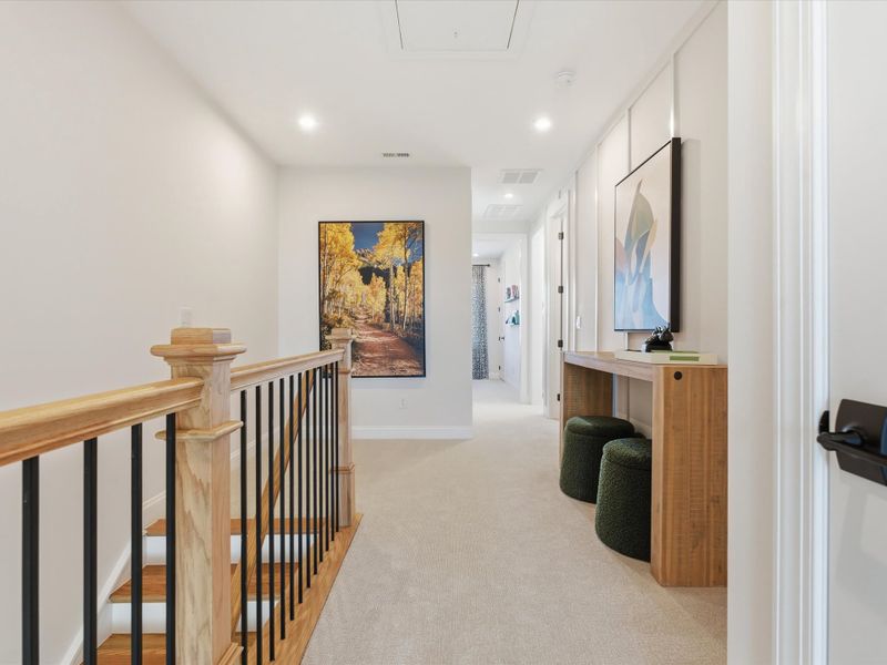Representative furnished interior of a home built from the Aster by Tri Pointe Homes in Ross Farms, Charlotte (Image 36).
